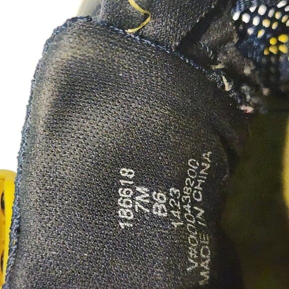 Lands End toddler hiking / water sandals shoes  size 7 M Blue Yellow Mesh - Picture 7 of 9